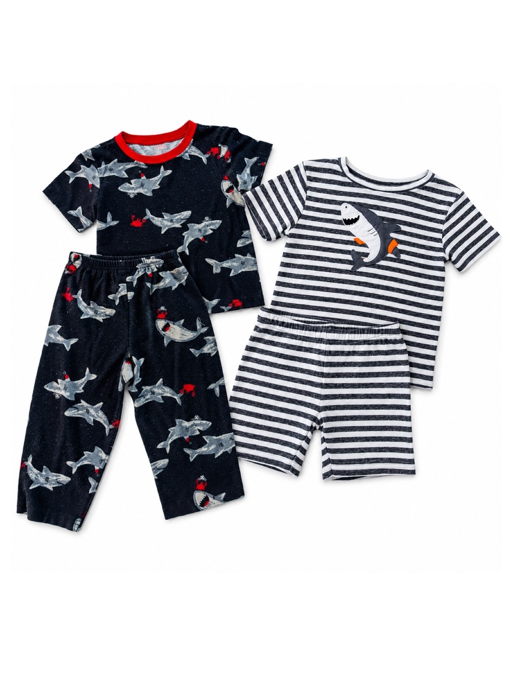 2T Shark Pajama Bundle | Just One You by Carter’s 2 Piece PJ Sets | 4 Piece Lot